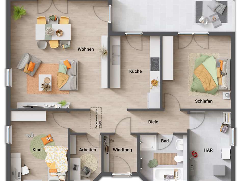 Grundriss-Winkelbungalow-Bunga