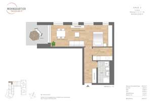MODERNE 2-ZIMMERWOHNUNG IN AUGSBURG / PFERSEE – Eberlestrasse 67, 86157 Pfersee-Nord, Augsburg – Vorschaubild 2
