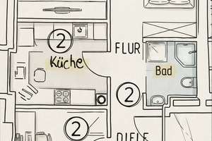 3-Zimmer-Wohnung mit Einbauküche,  Balkon und Doppelgarage  in Münster – 64839 Münster – Vorschaubild 19