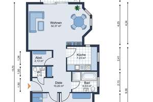 Weitblickwohnung Wiesbaden Kohlheck! Panorama-Balkon, 1A Nachbarschaft, Tageslicht-Bad, Gäste-WC, TG – Die vollständige Adresse der Immobilie erhältst du vom Anbieter., 65199 Dotzheim, Wiesbaden – Vorschaubild 3