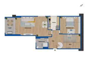 Sehr gepflegte Maisonette-Wohnung in grüner Lage von Hamburg Marienthal – Die vollständige Adresse der Immobilie erhältst du vom Anbieter., 22043 Marienthal, Hamburg – Vorschaubild 15