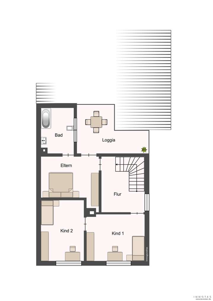 Grundriss Obergeschoss