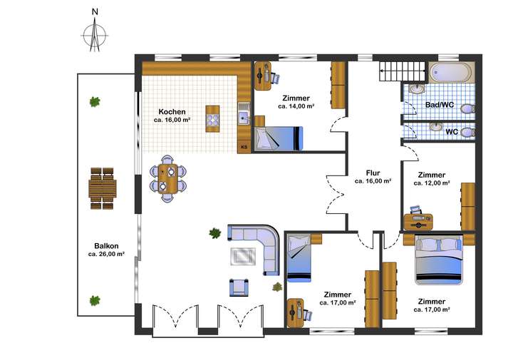 Möglicher Neubau 1. OG