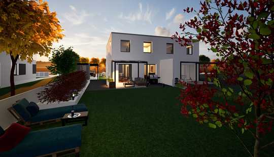 Bild von RESERVIERT! Modern & ruhig Wohnen mit Fernblick - Traumhaus nahe WOB & GF - Ausbauhaus
