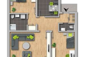 Helle 3-Zi.-Wohnung in Dortmund mit Balkon, Aufzug & Garage! – Die vollständige Adresse der Immobilie erhältst du vom Anbieter., 44388 Bövinghausen, Dortmund – Vorschaubild 17