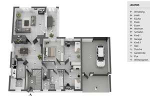 Viel Platz zum Leben! Attraktives Zweifamilienhaus mit Wintergarten, Kamin und großzügigem Garten! – Die vollständige Adresse der Immobilie erhältst du vom Anbieter., 38442 Ehmen, Wolfsburg – Vorschaubild 21