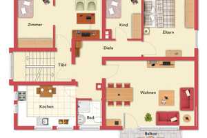 Dreifamilienhaus! Großer Garten und Wintergarten, Balkon, Loggia, Stellplätze, am Ortsrand in Rhade – Recklinghausen (Kreis) – Vorschaubild 23