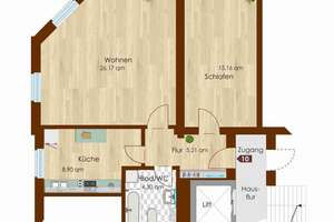 2-ZIMMER MIT EBK - AB SOFORT – Heinrich-Schütz-Straße 2N, 9130 Sonnenberg, Chemnitz – Vorschaubild 10