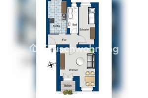 Tauschwohnung: Berlin Flat in Treptow-Köpenick zum Tausch – Die vollständige Adresse der Immobilie erhältst du vom Anbieter., 12459 Oberschöneweide, Berlin – Vorschaubild 2