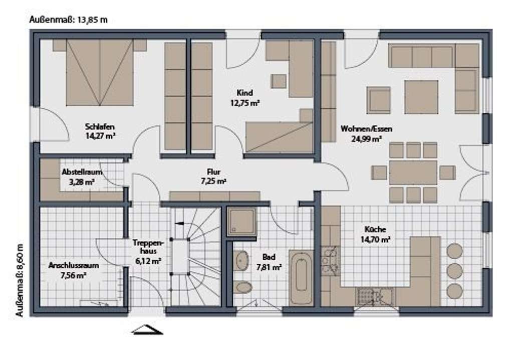 Immobilie in Ering - Zwei Generationen in einem Haus - Bild 4