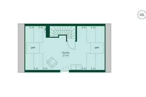4-Zi.-Doppelhaushälfte mit ausgebautem Dachstudio, Keller, Garage, inkl. Grundstück – Kirschgärten 44, 45665 Recklinghausen – Vorschaubild 13