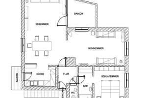 Möblierte 2,5-Zimmer-Wohnung mit Balkon in Toplage auf der Gänsheide – Die vollständige Adresse der Immobilie erhältst du vom Anbieter., 70184 Gänsheide, Stuttgart – Vorschaubild 9