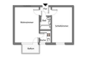 2 Zi. mit Balkon ab sofort bezugsfrei zu verkaufen!!! – Aidenbachstraße 102, 81379 Obersendling, München – Vorschaubild 5
