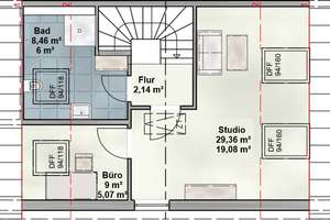 Schlüsselfertige Doppelhaushälfte (Neubau) in Großhadern mit großem Grund nahe der U-Bahn – Die vollständige Adresse der Immobilie erhältst du vom Anbieter., 81375 Neuhadern, München – Vorschaubild 12