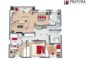 Charmante 4-Zimmerwohnung mit Balkon und Garage – 68309 Vogelstang, Mannheim – Vorschaubild 3