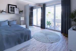 Bezugsfertig Anfang 2028 - 43 m² "Lieblingsplatz" mit großem Balkon in Nürnberg zum Kauf! – Die vollständige Adresse der Immobilie erhältst du vom Anbieter., 90449 Gebersdorf, Nürnberg – Vorschaubild 2