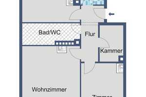 Ruhig & gut geschnitten: 3 Zimmer mit Balkon – Berliner Allee 32, 64295 Darmstadt – Vorschaubild 6