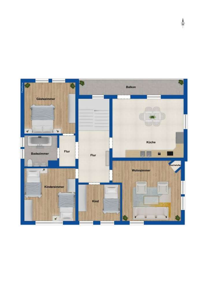 Grundriss Obergeschoss