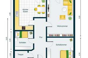 Köln-Grengel: Attraktive 3-Zimmer-Wohnung im Erdgeschoss mit Balkon & Gartennutzung – Die vollständige Adresse der Immobilie erhältst du vom Anbieter., 51147 Grengel, Köln – Vorschaubild 10