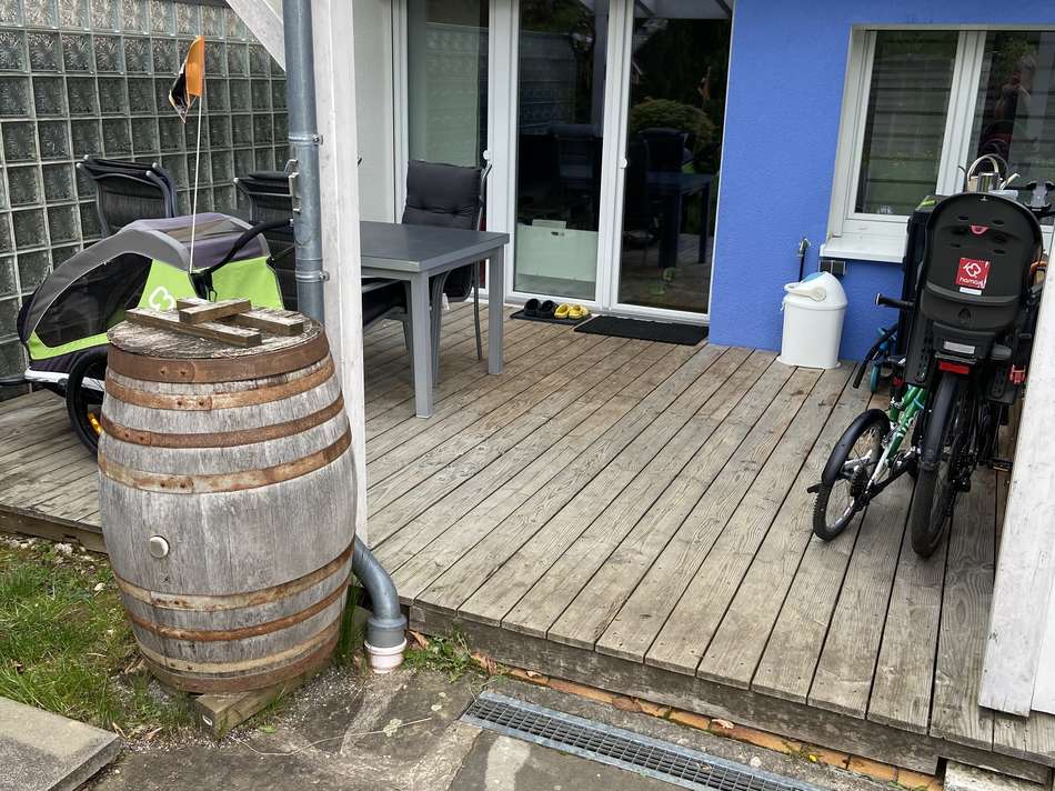 Überdachte Terrasse