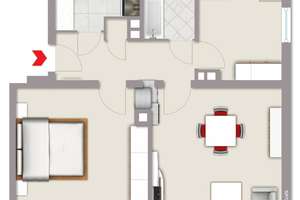 Gepflegte 3-Zimmer-Wohnung im Herzen von Rüppurr – renoviert und gut vermietet – Die vollständige Adresse der Immobilie erhältst du vom Anbieter., 76199 Rüppurr, Karlsruhe – Vorschaubild 13
