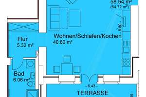Stilvolles 1-Raum-Souterrain-Apartment in historischem Gebäude mit Fußbodenheizung & großer Terrasse – 39112 Sudenburg, Magdeburg – Vorschaubild 17
