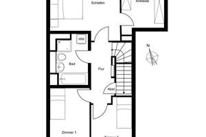 Endetagen-Maisonette mit hochwertiger Ausstattung und top Energieeffizienz – Die vollständige Adresse der Immobilie erhältst du vom Anbieter., 22045 Jenfeld, Hamburg – Vorschaubild 22