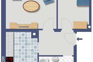 Nur ca. 592,- EUR/m² - Erstklassige 2 Zimmer Wohnung zum Modernisieren - in ruhiger Wohnlage – Lichtenwalder Straße 42, 9131 Ebersdorf, Chemnitz – Vorschaubild 15