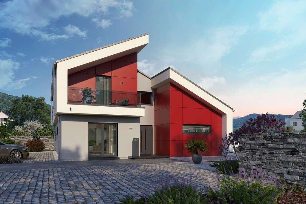 Immobilie in Heigenbrücken - TRAUMHAUS-INKLUSIVE-GRUNDSTÜCK, EINZUGSFERTIG,PULTDACHHAUS FÜR INDIVDUALISTEN - Bild 0