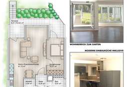 2-ZKB m. großer Gartenterrasse