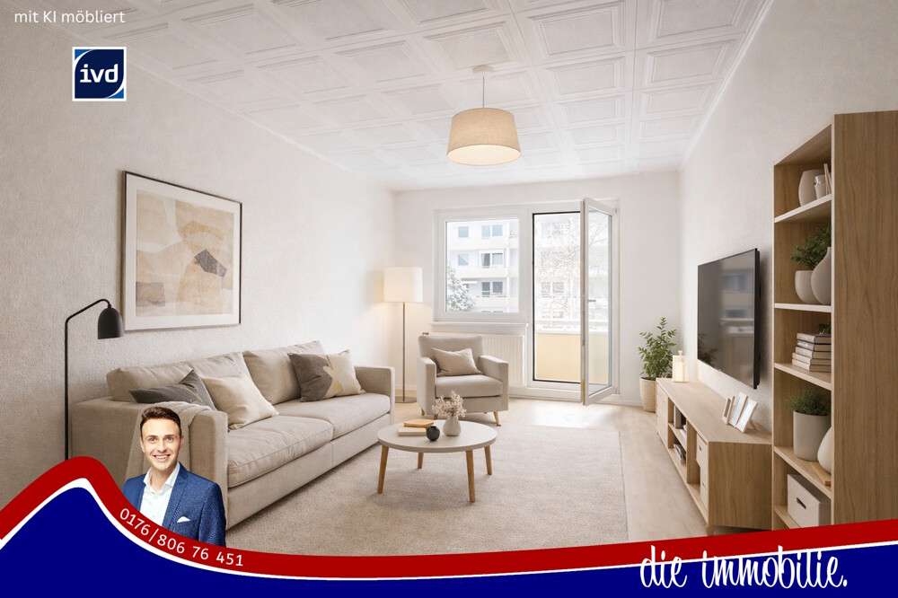 *** Sanierungsobjekt mit Potenzial: 3-Zimmer-Wohnung in Neu Olvenstedt ***, Magdeburg – Bild 1