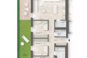 Erstbezug - Wohnung Richtung Park mit Terrasse, Garten & 2 Bädern – Kohlenstraße 31, 4107 Zentrum-Südost, Leipzig – Vorschaubild 14