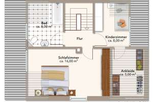 4-Zimmer Maisonettewohnung, ca. 85 qm, zentral in Zellingen zu vermieten – Die vollständige Adresse der Immobilie erhältst du vom Anbieter., 97225 Zellingen – Vorschaubild 9