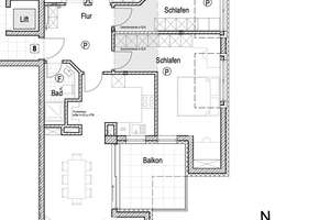 Exklusive 4-Zimmer-Dachgeschosswohnung mit Einbauküche in München Obermenzing