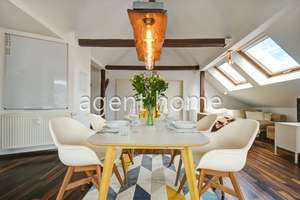 MÖBLIERT - SONNIG UND SCHICK - Tolle Dachgeschosswohnung mit Loggia