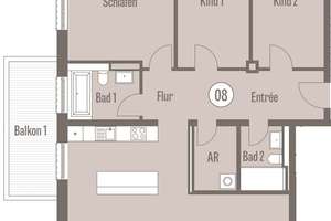 *****Neubau*****ERSTBEZUG*****4 Zimmer***** 2 Balkone*****#8 – Hans-Driesch-Straße 14, 4179 Leutzsch, Leipzig – Vorschaubild 16