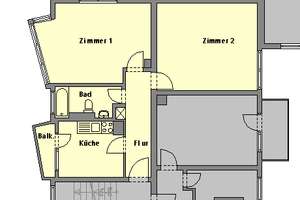 2 Zimmer Mietwohnung in Pforzheim Modern wohnen auf 61,92 m² – 2-Zi.-Wohnung mit Balkon/Wintergarten – Holzgartenstr. 48, 75175 Au, Pforzheim – Vorschaubild 4