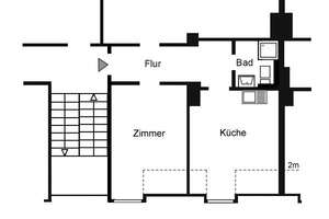 Frisch saniert! 2 Zimmer Dachgeschosswohnung im Südviertel – Walter-Hohmann-Str. 24, 45128 Südviertel, Essen – Vorschaubild 1