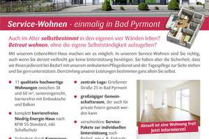 Senioren Service-Wohnen/ Betreutes Wohnen LebensWert – Grießemer Str. 25, 31812 Bad Pyrmont – Vorschaubild 2