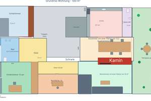 Urbane Oase am Stadtgarten: 4,5 Zimmer  Penthouse mit  45qm Dachterrasse,  Panoramafenstern  & Kamin – Die vollständige Adresse der Immobilie erhältst du vom Anbieter., 76137 Südstadt, Karlsruhe – Vorschaubild 21