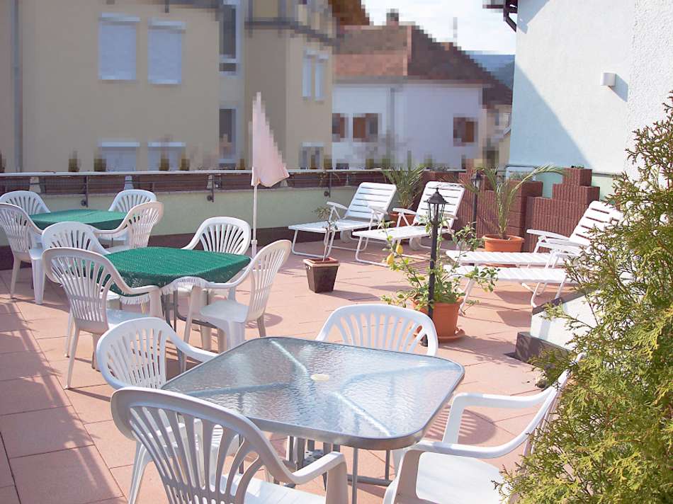 Bestuhlung Dachterrasse