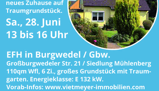 Bild von Rarität EFH mit malerischem Grundstück und Teilungsoption in Burgwedel