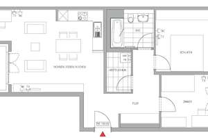 Komfortabel wohnen und genießen - Elegante 3-Zi-Wohnung mit zwei Balkonen – Marc-Chagall-Straße 190, 40477 Pempelfort, Düsseldorf – Vorschaubild 8