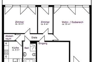 Barrierefreies Penthouse in Norderstedt auf Erbpacht  – Die vollständige Adresse der Immobilie erhältst du vom Anbieter., 22850 Norderstedt – Vorschaubild 11