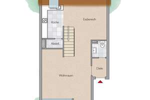 MIT Erbpacht - moderne Dachgeschoss Maisonette-Wohnung, mediterranes Flair & nah am Rhein! – Steinkribbenstraße 11, 40597 Benrath, Düsseldorf – Vorschaubild 28