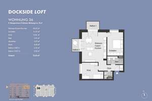 Lebensqualität erschaffen in Ihrem DockSide Loft – Die vollständige Adresse der Immobilie erhältst du vom Anbieter., 68159 Innenstadt/Jungbusch, Mannheim – Vorschaubild 13