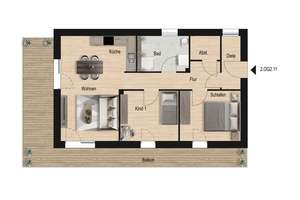 3-Zi.-Wohnung im 2. OG, Balkon, inkl. neuer Einbauküche, Aufzug! KFW 40-QNG-Standard! – Die vollständige Adresse der Immobilie erhältst du vom Anbieter., 73084 Salach – Vorschaubild 14
