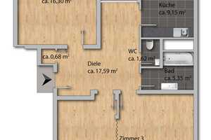 Attraktive 3-Zimmer-Wohnung in der Waldstadt – Ideal zur Vermietung oder zum Eigenbezug! – Elbinger Straße 2b, 76139 Karlsruhe – Vorschaubild 17