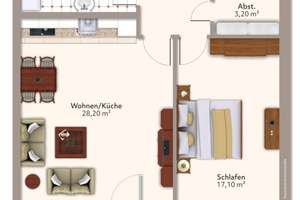 Große 2-Raumwohnung inkl. EBK und Balkon ab 01.08.2026 frei ! – An der Enckekaserne 124, 39110 Stadtfeld West, Magdeburg – Vorschaubild 9