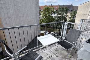 Bezugsfertige, voll möblierte 2-Zimmer-Dachgeschosswohnung mit zwei Balkonen in Düsseldorf-Derendorf – Römerstraße 22, 40476 Derendorf, Düsseldorf – Vorschaubild 6